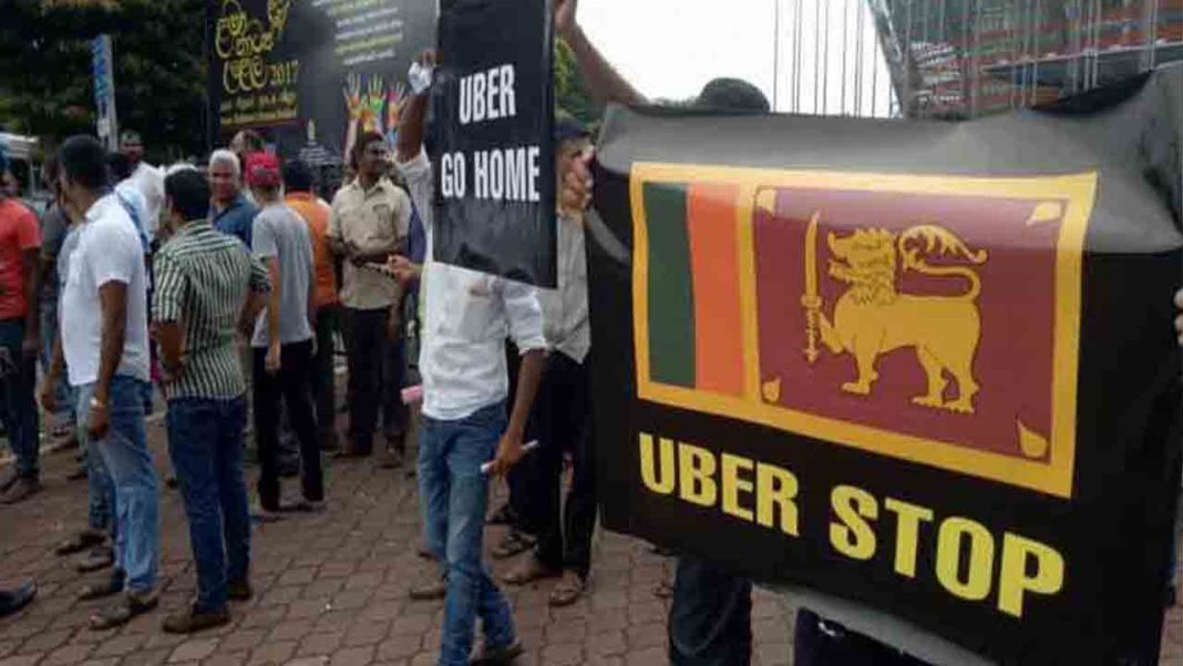 Los taxistas de la India contra Uber en Sri Lanka