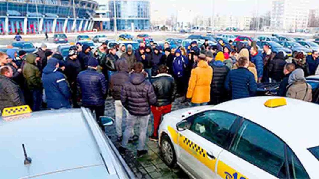 Huelga de los taxistas en Bielorrusia