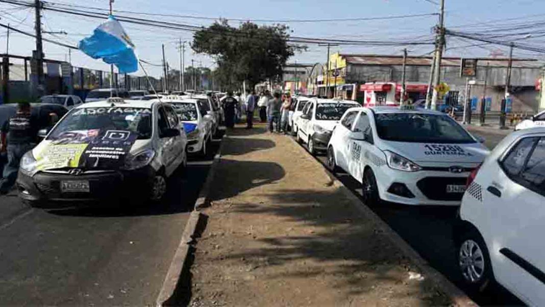 Los taxistas de Guatemala anuncian nuevas protestas contra Uber
