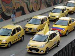 El taxi de Colombia denuncia a Uber y a las operadoras Movistar, Claro, Tigo y ETB