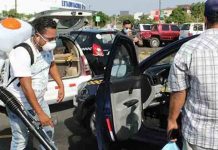 Managua habilita puntos de limpieza para desinfectar los taxis a diario Managua habilita puntos de limpieza para desinfectar los taxis a diario