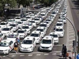 Lucha del taxi en Madrid: "Ángel Garrido, no queremos sus agradecimientos, mientras le dá un contrato público a Uber"