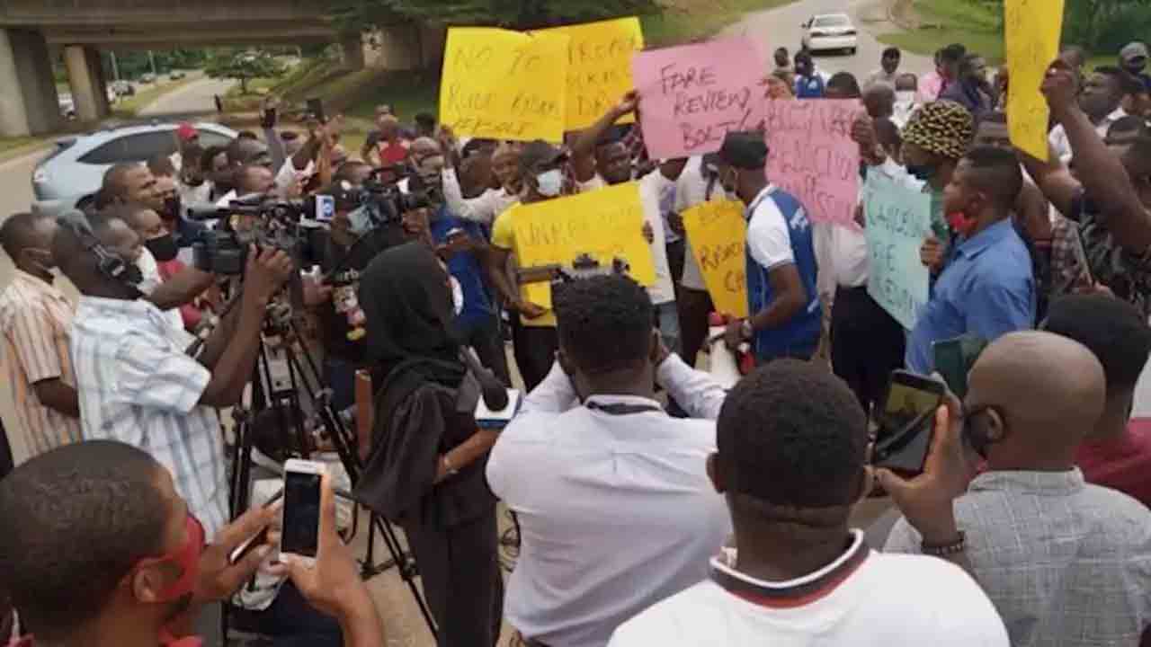 Los conductores de Uber y Bolt en Nigeria preparan una huelga por las condiciones de trabajo
