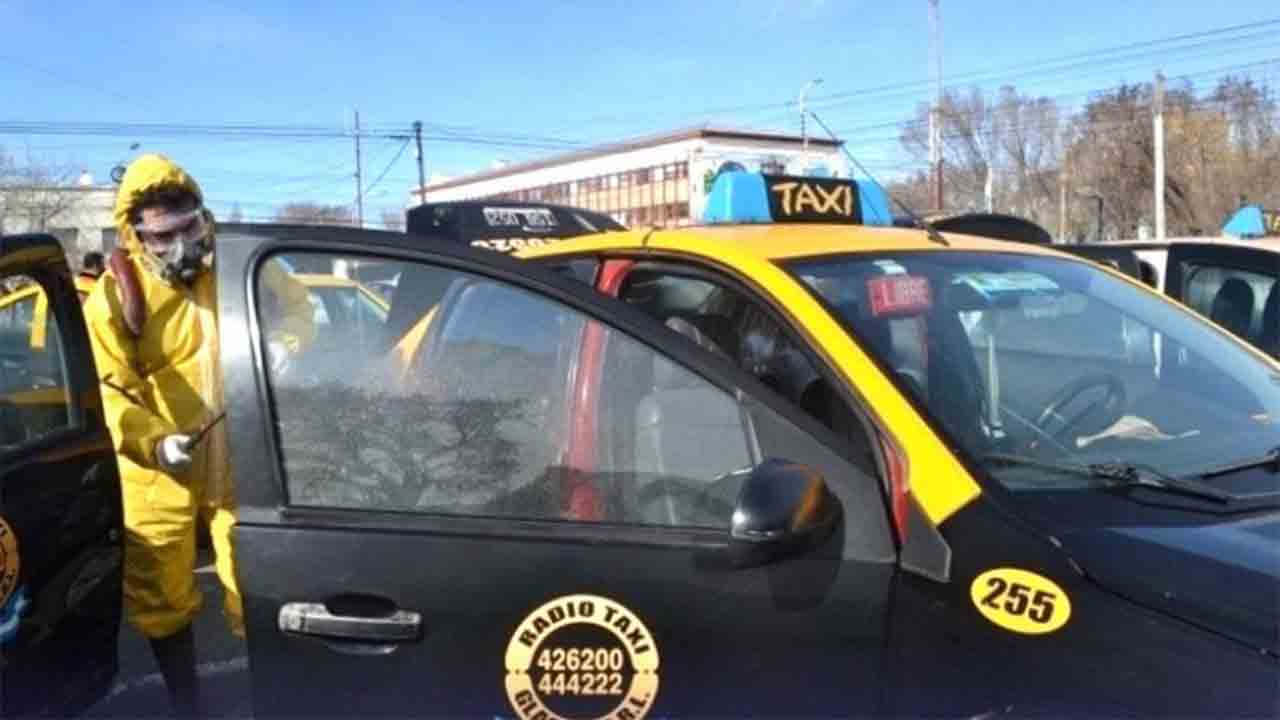 Los taxistas argentinos protestan en Río Gallegos contra Uber