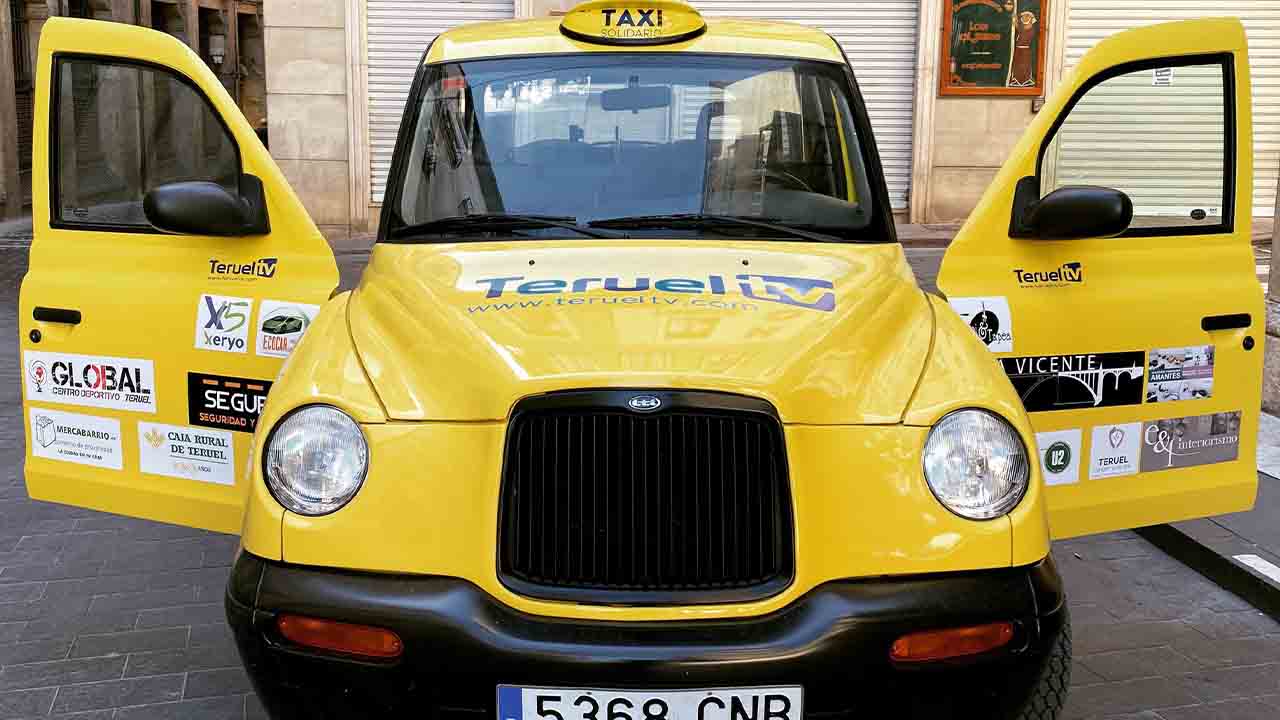 Los taxistas de Teruel en contra de la reubicación de las paradas