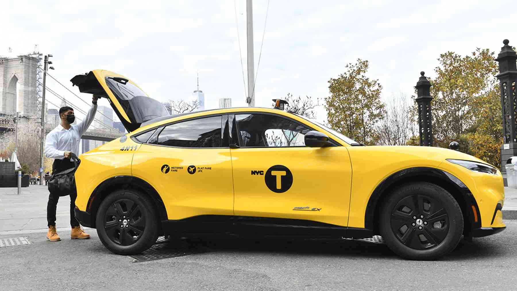 Los taxis de Nueva York incorporan el Mustang Mach-E y el Tesla Model Y