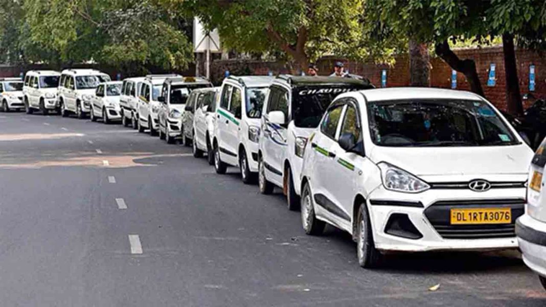 Segundo día de paro del taxi en Delhi ante la subida del GLP