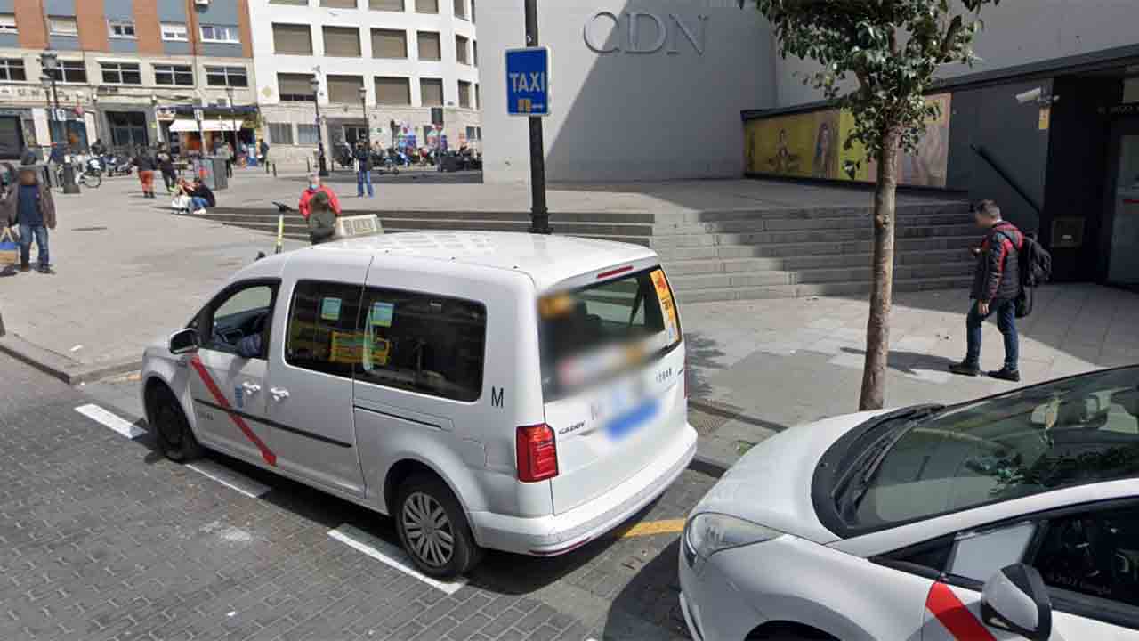 Paradas de taxi en el Distrito Centro de Madrid