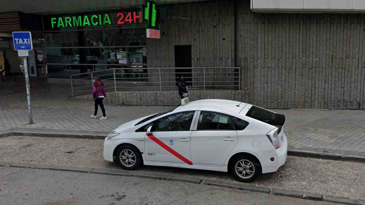 Paradas de taxi en el Distrito Puente de Vallecas de Madrid
