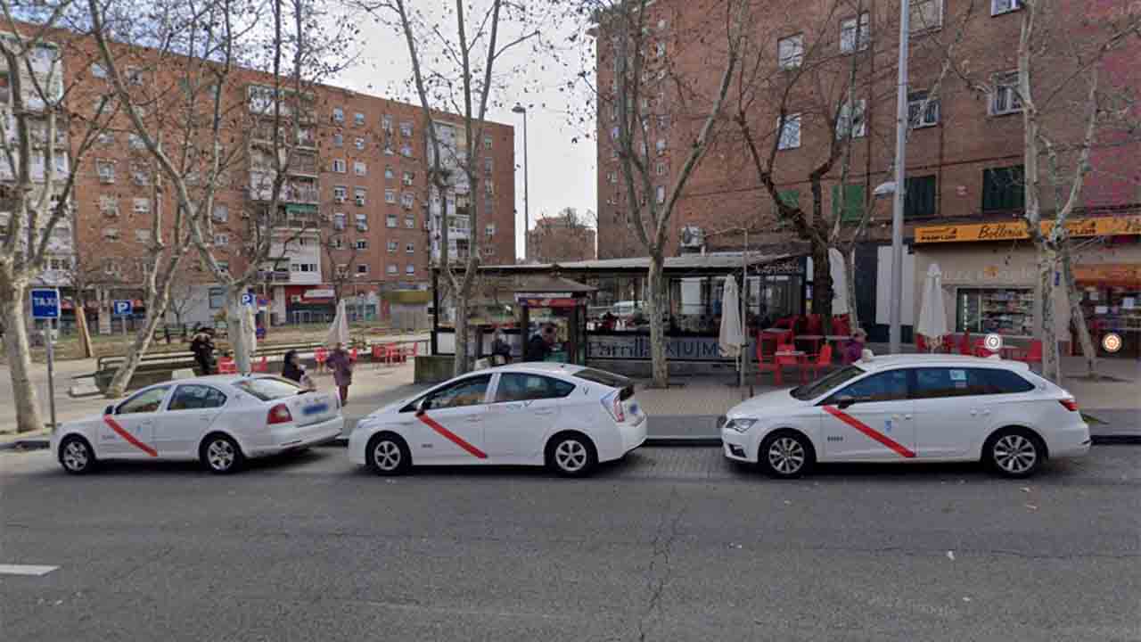 Paradas de taxi en el Distrito Villaverde de Madrid