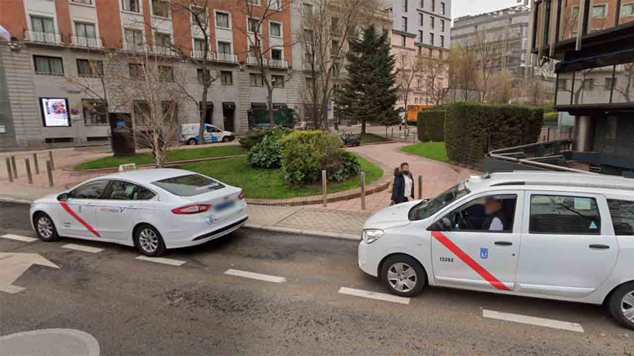 Paradas de taxi en el Distrito Chamberí de Madrid