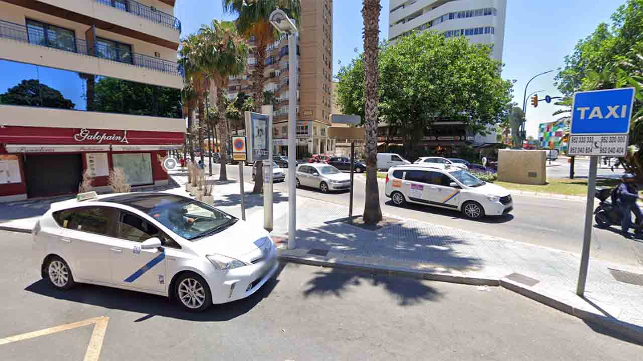 Paradas de taxi en el Distrito Centro de Málaga