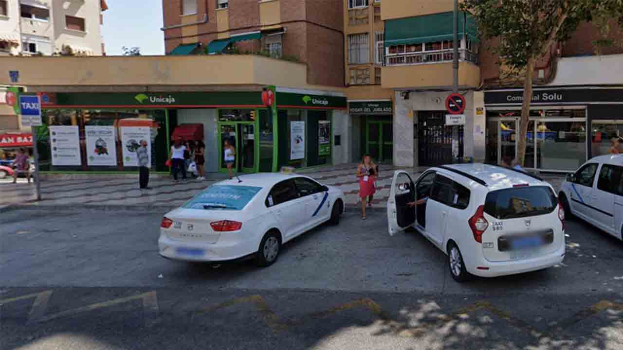 Paradas de taxi en el Distrito Bailén-Miraflores de Málaga