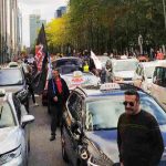 Los taxistas de toda Europa se movilizan en Bruselas contra la corrupción de Uber