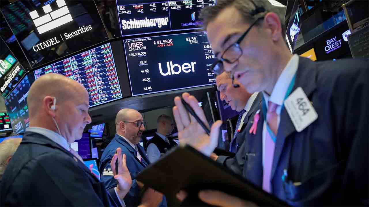 Las acciones de Uber cayeron un 10,42 % este martes