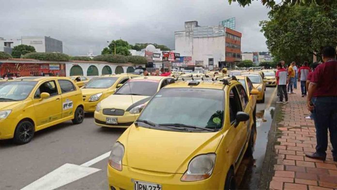 Los taxistas colombianos preparan un paro nacional para el 22 de febrero