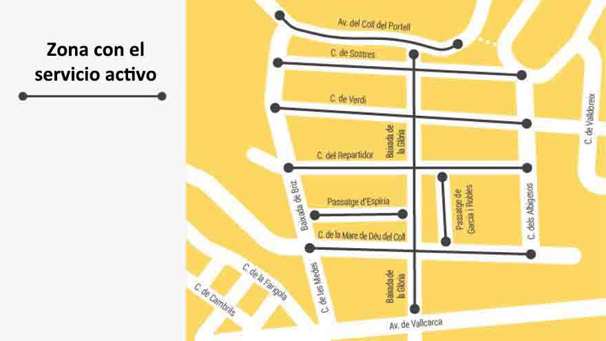 Barcelona habilita un servicio de taxi gratuito para la Baixada de la Glòria