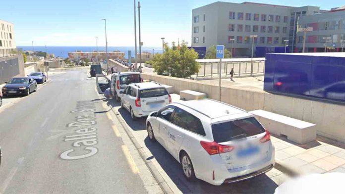 Atraco a un taxista en Arcos Quebrados, Ceuta