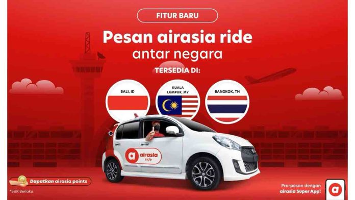 Airasia permite reservar taxis antes de la llegada a Bali, Kuala Lumpur y Bangkok