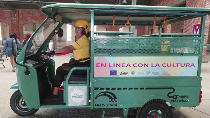 La Habana incorpora dos nuevas rutas de taxis eléctricos
