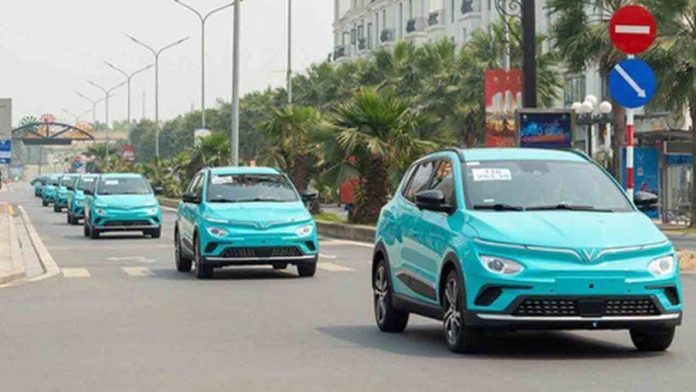 Los taxis eléctricos comenzarán a operar en los aeropuertos de Vietnam