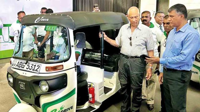 Sri Lanka incorpora a la flota de taxis los Tuk-Tuk eléctricos E-drive