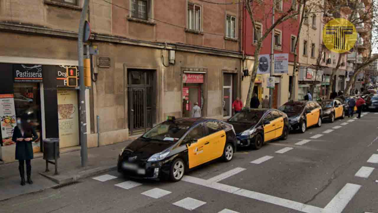Paradas de taxi Distrito Sants-Montjuïc de Barcelona
