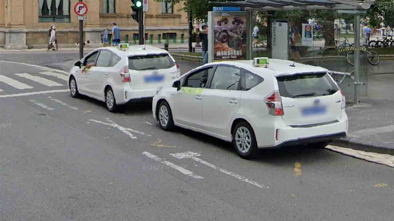 Paradas de taxi en Donostia