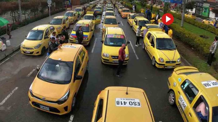 10.000 taxistas colombianos bloquearán cada día el acceso al aeropuerto