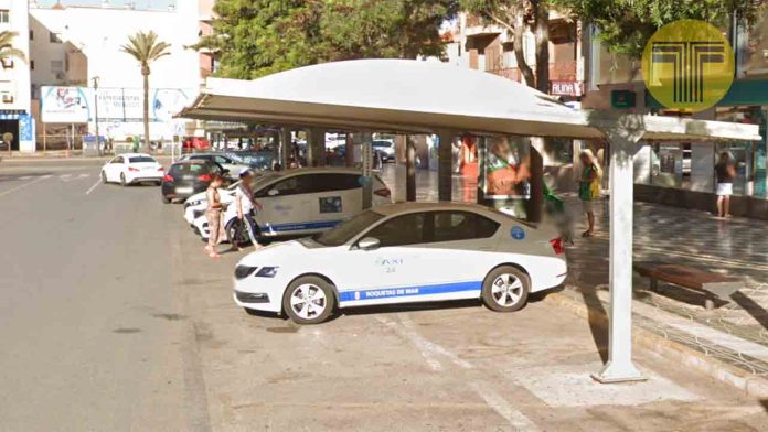 Paradas de taxi en Poniente Almeriense