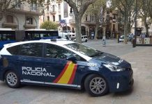 Detenido un británico en Palma tras robar y amenazar con un pincho a un taxista