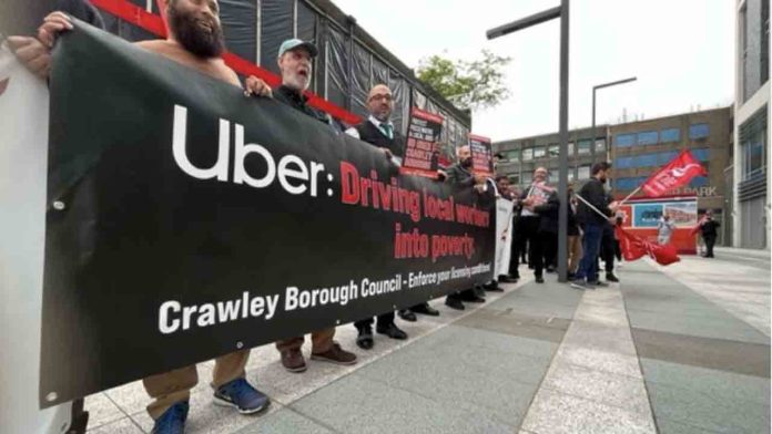 Uber se salta las normas y el Aeropuerto de Gatwick guarda silencio