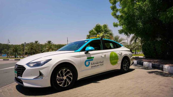 El 83 por ciento de la flota de taxis de Sharjah ya es híbrida y ecológica