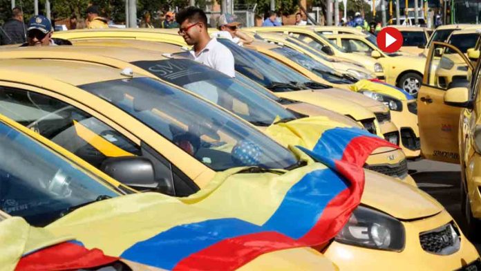 Los taxistas de Bogotá advierten de que bloquearán las calles cada día