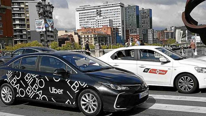 10 expedientes de la diputación a Uber por hacer servicios urbanos en Bilbao