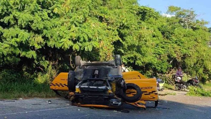 Conductor se da a la fuga tras chocar contra un taxi en La Habana