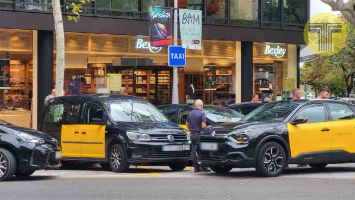 Reubicación de la parada de taxis de Rambla Catalunya con Diputació