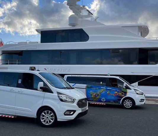 Lps taxistas de Santa Cruz denuncian trabas para acceder al muelle El taxi de Santa Cruz convoca seis manifestaciones hasta final de año