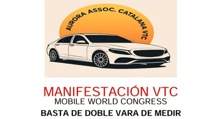 La asociación Aurora de VTC anuncia protestas en el MWC