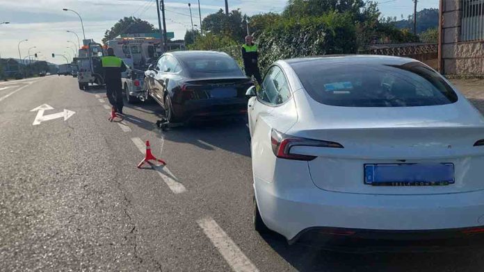 Refuerzo de Tráfico contra Uber en Vigo en medio del conflicto con el taxi