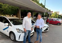 El taxi de Málaga exige cargadores rápidos en sus paradas para no quedarse atrás