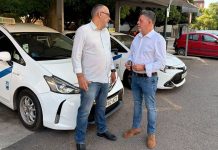 El taxi de Málaga exige cargadores rápidos en sus paradas para no quedarse atrás