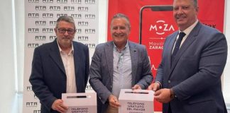 El taxi de Zaragoza se convierte en canal de difusión del Teléfono del Mayor El taxi de Zaragoza se convierte en canal de difusión del Teléfono del Mayor