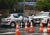 Un accidente entre un taxi y un turismo en Santa Coloma complica el tránsito