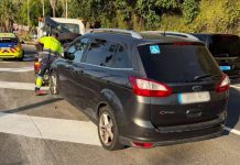 Interceptado un VTC con transporte ilegal y alcoholemia positiva en la B-10 de Barcelona Interceptado un VTC con transporte ilegal y alcoholemia positiva en la B-10 de Barcelona