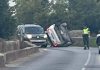 Un taxi vuelca en Almassora tras intentar esquivar a un jabalí Un taxi vuelca en Almassora tras intentar esquivar a un jabalí