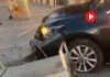 Aparatoso accidente de un conductor de Cabify en el Paseo Marítimo de la Barceloneta Aparatoso accidente de un conductor de Cabify en el Paseo Marítimo de la Barceloneta