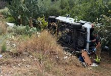 Dos heridos tras volcar un taxi entre Reus y Constantí Dos heridos tras volcar un taxi entre Reus y Constantí